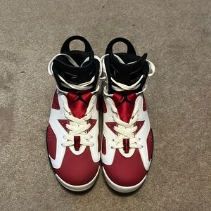 Jordan 6 carmine sz9 gently worn